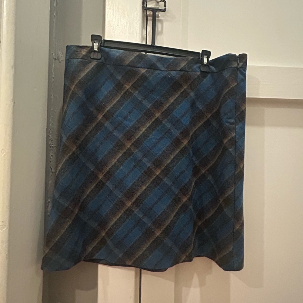 Y2K American Eagle Plaid Skirt